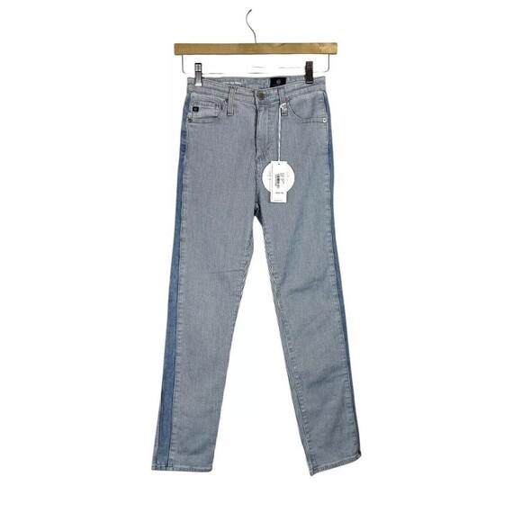 Adriano Goldschmied The Isabelle High Rise Straight Crop Jean Vort Stripped 25